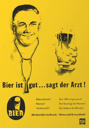 Bier ist gut...sagt der Arzt ! yellow fade