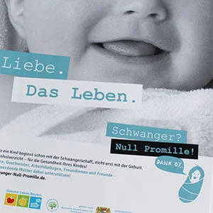 Rückseite des schwanger-null-promille- Gutschein heft