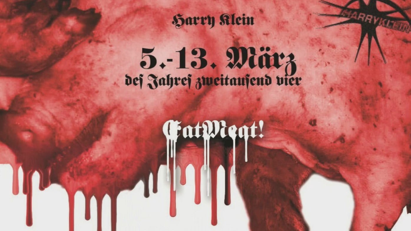 Eat Meat - ein totes Schwein als Anti-Werbung gegen Fleisch, Vegan! HarryKlein-Artwork-Footage-2015-Remix_1 Thumbnail